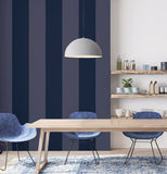 AH922800 Roland Navy Stripe Wallpaper