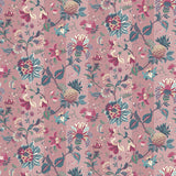 AH922802 Cornelia Pink Floral Stripe Wallpaper