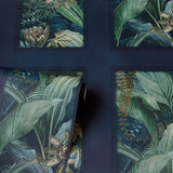 AH922803 Wendell Navy Wild Vibes Wallpaper