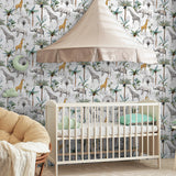 AH923709 Hiram Multicolor Serengeti Wallpaper