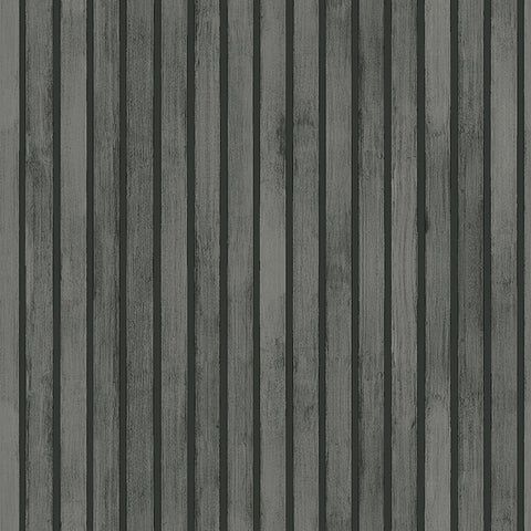 AH923801 Herman Charcoal Wood Wallpaper