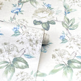 AH923802 Atley Light Green Floral Wallpaper