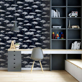 AH923907 Zeno Navy Starry Skies Wallpaper