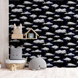 AH923907 Zeno Navy Starry Skies Wallpaper