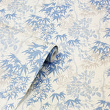 AH924407 Elinore Blue Bamboo Trail Wallpaper