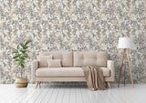 AH924600 Georgianna Neutral Botanical Leaves Wallpaper