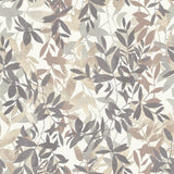 AH924600 Georgianna Neutral Botanical Leaves Wallpaper