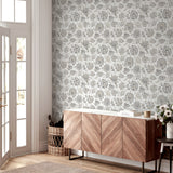 AH924707 Prudie Denim Jacobean Trail Wallpaper
