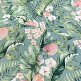 AH924905 Harrietta Sea Green Tropical Floral Wallpaper