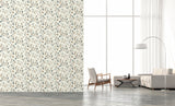 AH925405 Sylvie Neutral Leaf Trail Wallpaper