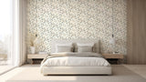 AH925405 Sylvie Neutral Leaf Trail Wallpaper