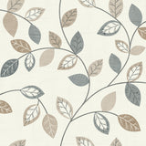 AH925405 Sylvie Neutral Leaf Trail Wallpaper