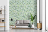 AH925501 Lucene Green Spring Vines Wallpaper
