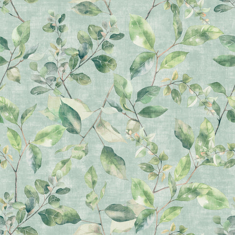 AH925501 Lucene Green Spring Vines Wallpaper