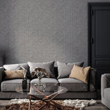 AH925600 Leland Charcoal Woven Wallpaper