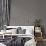 AH925600 Leland Charcoal Woven Wallpaper