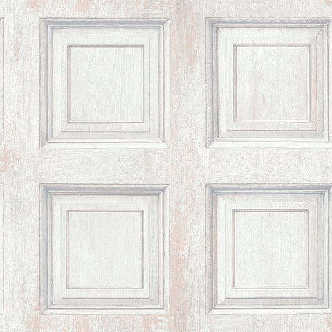 AH945902 Willard Off-White Wood Panel Wallpaper