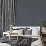 AH946006 Rafe Grey Woven Texture Wallpaper