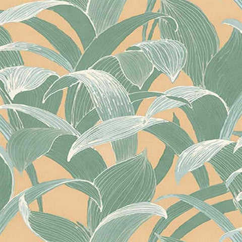 AI40305 Imperial Leaves Wallpaper