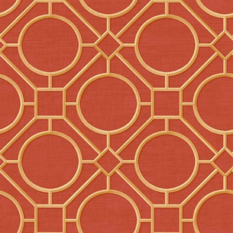 AI42408 Silk Road Trellis Wallpaper