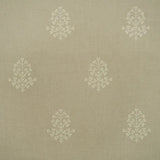 AMW10076.106 Cow Parsley Grey Medallion Wallpaper