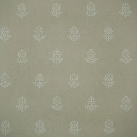 AMW10076.106 Cow Parsley Grey Medallion Wallpaper