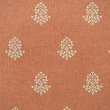 AMW10076.12 Cow Parsley Orange Medallion Wallpaper 