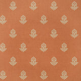 AMW10076.12 Cow Parsley Orange Medallion Wallpaper 