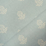 AMW10076.15 Cow Parsley Blue Medallion Wallpaper