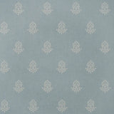 AMW10076.15 Cow Parsley Blue Medallion Wallpaper