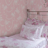 AST4110 Chandelier Gates Pink Floral Drape Wallpaper