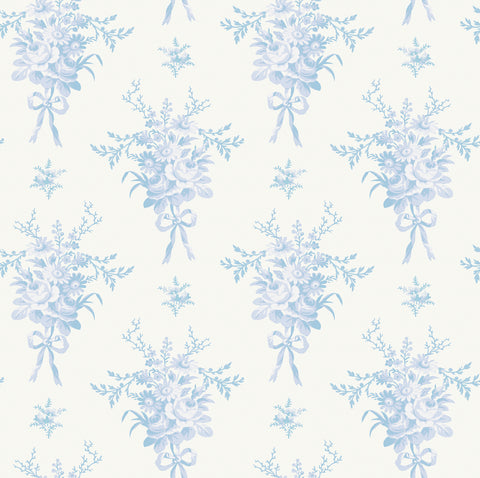 AST4651 Rosie Arrangements Icey Winters Bouquet Toss Wallpaper
