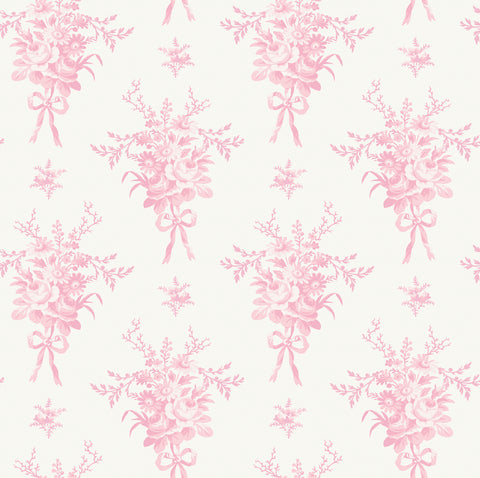 AST4652 Rosie Arrangements Kiss Pink Bouquet Toss Wallpaper