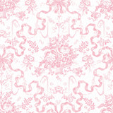 AST6271 Fairytale Peony Pink Toile Wallpaper