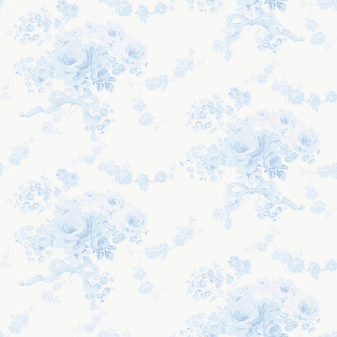 AST6446 Charlamagne Harbor Powdered Blue Wallpaper