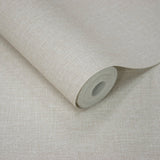 AT1002 Textile Plain Beige Wallpaper