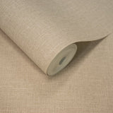 AT1006 Textile Plain Beige Wallpaper 