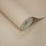 AT1007 Textile Plain Beige Wallpaper 