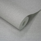 AT1010 Textile Plain Grey Wallpaper