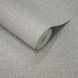 AT1011 Textile Plain Grey Wallpaper