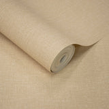 AT1016 Textile Plain Beige Wallpaper