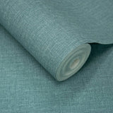 AT1030 Textile Plain Blue Wallpaper