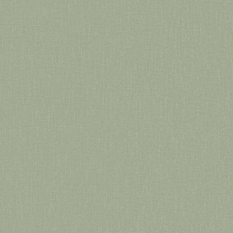 AT1031 Textile Plain Green Wallpaper