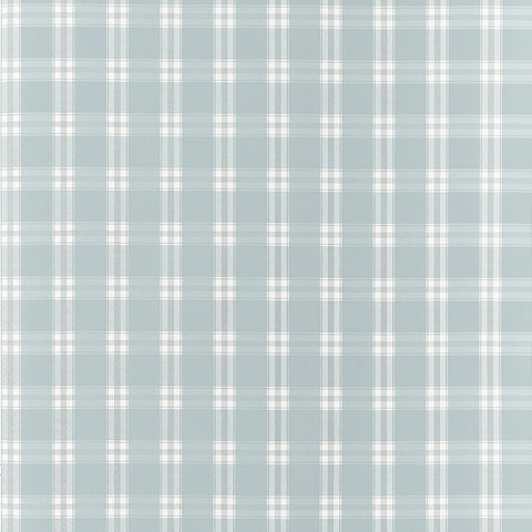 AT10711 Payton Check Spa Blue Wallpaper 