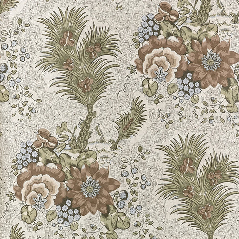 AT10714 Drexel Hill Brown Wallpaper 
