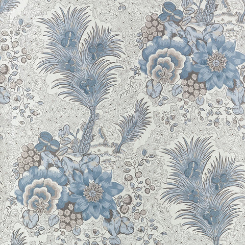 AT10716 Drexel Hill Spa Blue Wallpaper  