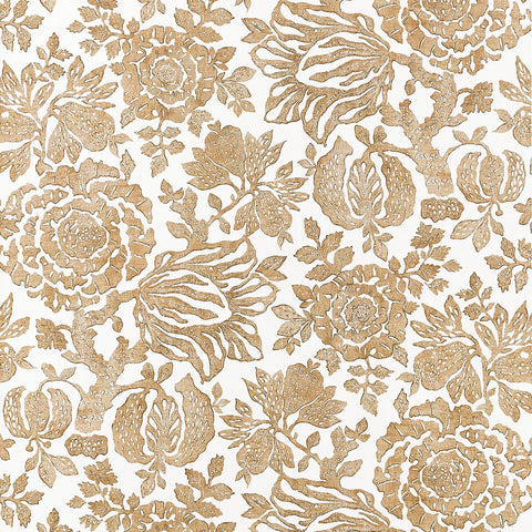 AT10731 Sigourney Gold Wallpaper