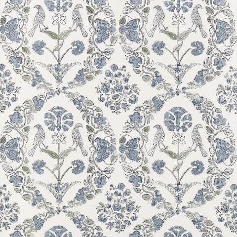 AT10740 Paloma Blue Green Wallpaper 