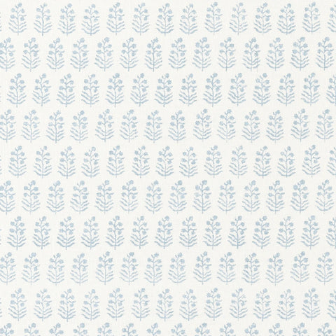 AT10752 Chloe Spa Blue on White Wallpaper 