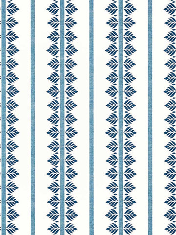 AT15101 Fern Stripe Navy Wallpaper